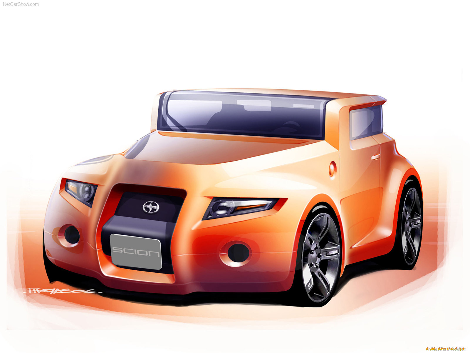 scion, hako, coupe, concept, , 